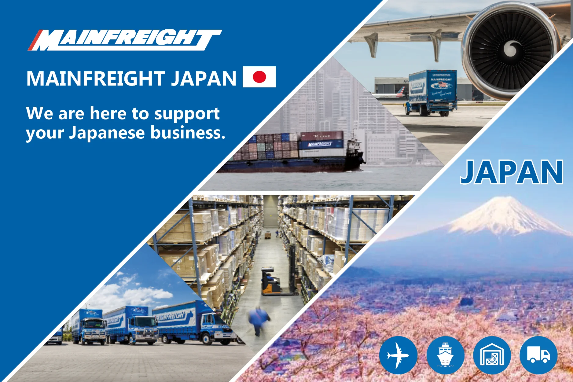 Mainfreight Japan is ready to move your cargo