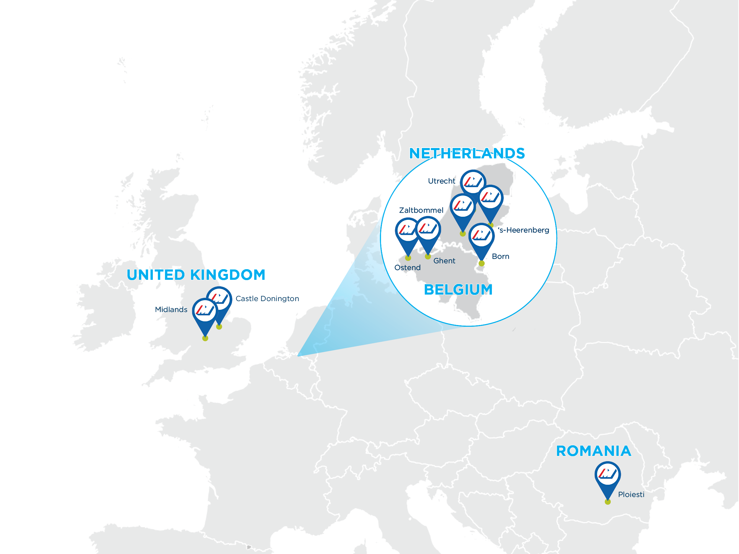 Our warehousing capabilities in Europe