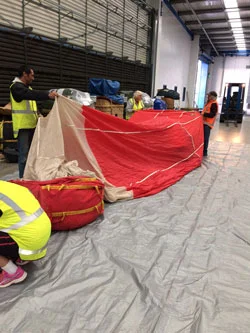 MPI Inspection on the Hot Air Balloons