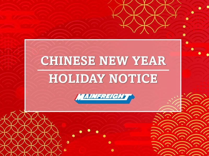 Service Announcement | Chinese New Year 2025